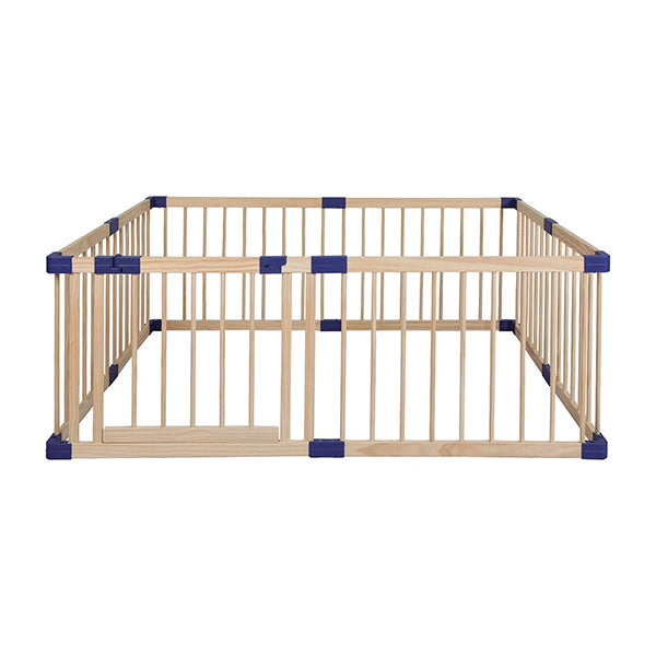 Kids Playpen Wooden Baby Safety Gate Fence Child Play Toy Security