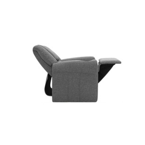 Recliner Chair Grey Linen Soft Sofa Lounge Couch Children Armchair