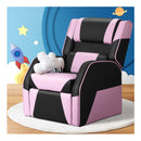 Kids Recliner Chair Pu Leather Gaming Sofa Lounge Couch Children Armchair