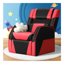 Kids Recliner Chair Pu Leather Gaming Sofa Lounge Couch Children Armchair
