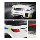 Kids Ride On Car Electric Patrol Police Toy Remote Control 12V White