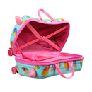 Kids Ride On Suitcase Travel Luggage Carry Bag Trolley Ice Cream