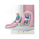Kids Slide 170Cm Extra Long Swing Basketball Hoop Toddlers Playset