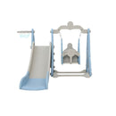 Kids Slide 170Cm Extra Long Swing Basketball Hoop Toddlers Playset