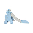 Kids Slide 170Cm Extra Long Swing Basketball Hoop Toddlers Playset