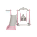 Kids Slide 170Cm Extra Long Swing Basketball Hoop Toddlers Playset
