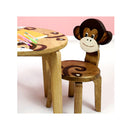 Kids Wooden Chair Monkey