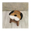 Kids Wooden Stool Dog