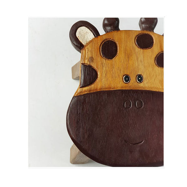 Kids Wooden Stool Giraffe