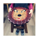Kids Wooden Stool Lion