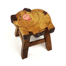 Kids Wooden Stool Pig