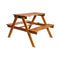 Kids Picnic Table With Parasol 79 X 90 X 60 Cm Solid Acacia Wood