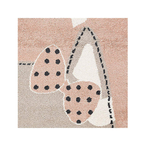 Kidszoo Pink Stain Resistant Rug