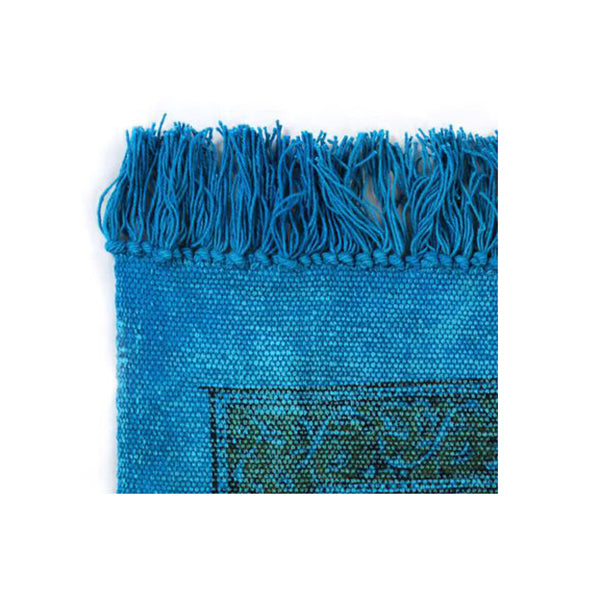 Kilim Rug Cotton 120 X 180 Cm With Pattern Turquoise