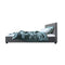King Single Size Gas Lift Bed Frame With Storage Mattress Grey Fabric Nino