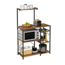 3 Tier Kitchen Storage Shelves With 6 S Hooks