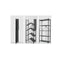 5 Tier Steel Black Foldable Kitchen Cart Storage Organizer With Wheels