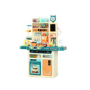 Kitchen Playset Pretend Play Food Sink Cooking Utensils 73Pcs