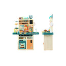Kitchen Playset Pretend Play Food Sink Cooking Utensils 73Pcs