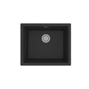Kitchen Sink With Overflow Hole Granite Black