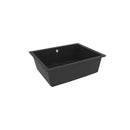 Kitchen Sink With Overflow Hole Granite Black