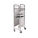 Gastronorm 16 Tier Stainless Steel Cake Bakery Trolley