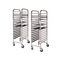 Gastronorm 16 Tier Stainless Steel Cake Bakery Trolley