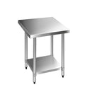 762 X 762Mm Commercial Stainless Steel Kitchen Bench