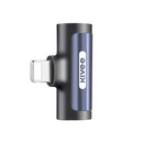 Kivee Iphone 8 Pin To Iphone 8 Pin Audio Plus Charging Adapter