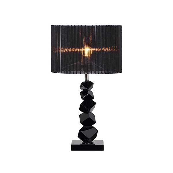 Soga 55Cm Black Table Lamp With Dark Shade Led Desk Lamp