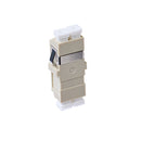 Lc Om1 Multimode Through Coupler Flangeless Duplex Beige
