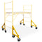 Outrigger Wheel Set for Adjustable Mobile Scaffolding, 4pc