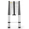 3.8m Telescopic Aluminium Ladder Alloy Extension Extendable Steps Multi Portable