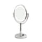 5X Led Magnifying Mirror Tabletop Silver