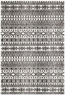 Levi Yasmin Ivory Black Rug