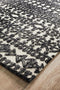 Levi Yasmin Ivory Black Rug