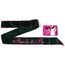 Bride To Be Black Hens Party Sash