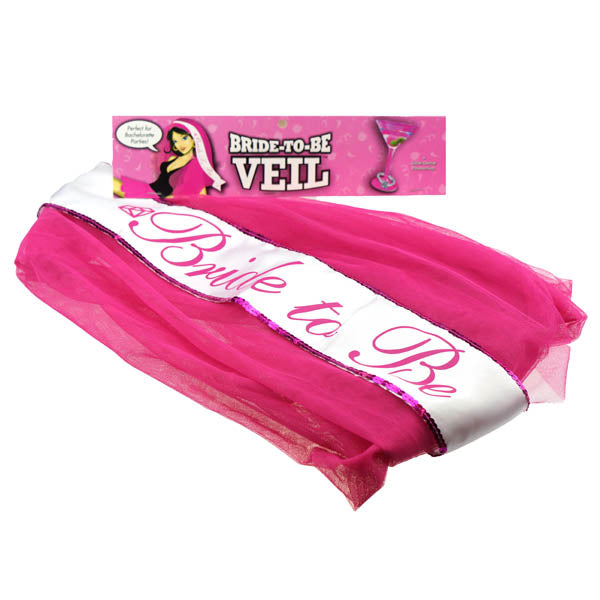 Bride To Be Pink Hens Party Veil