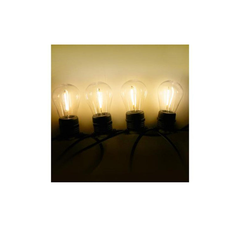 14M Led Festoon String Lights 10 Bulbs Kits S14