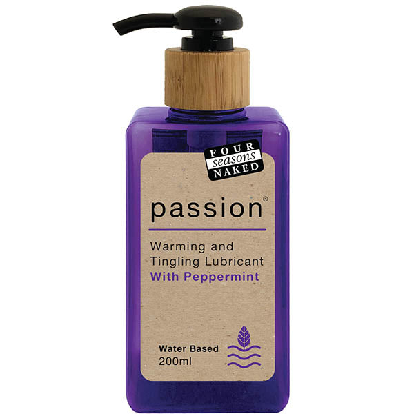 Warming Tingling Water Based Lubricant With Peppermint Oil