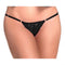 Lace Keyhole Black Pantie