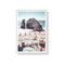 Landscape Art Prints White Frame Canvas Wall Art