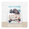 Landscape Art Prints White Frame Canvas Wall Art