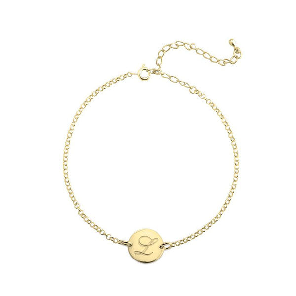 Large Initial Anklet