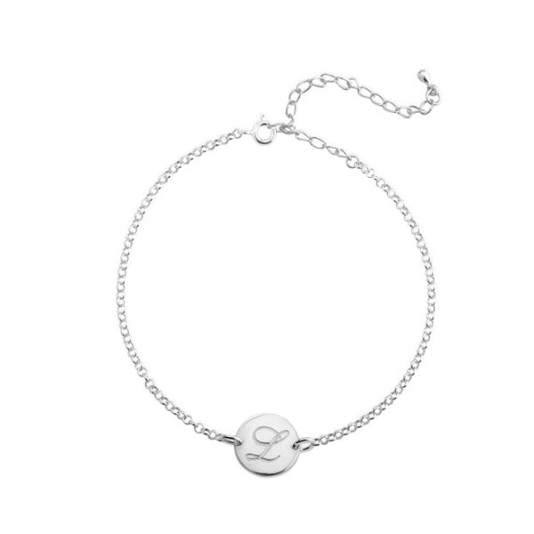 Large Initial Anklet