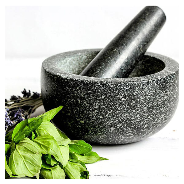 Large Pestle And Mortar Set Durable Granite Stone Spice Herb Crusher