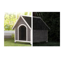 Large Puppy Pet House Wooden Outdoor Indoor Weatherproof