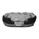 Large Waterproof Pet Calming Bed Memory Removable Foam Black Grey