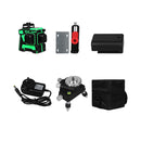 Laser Level Green Light Self Leveling 3D 12 Line Measure