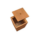 Laundry Basket 30 X 30 X 45 Cm Solid Teak Wood
